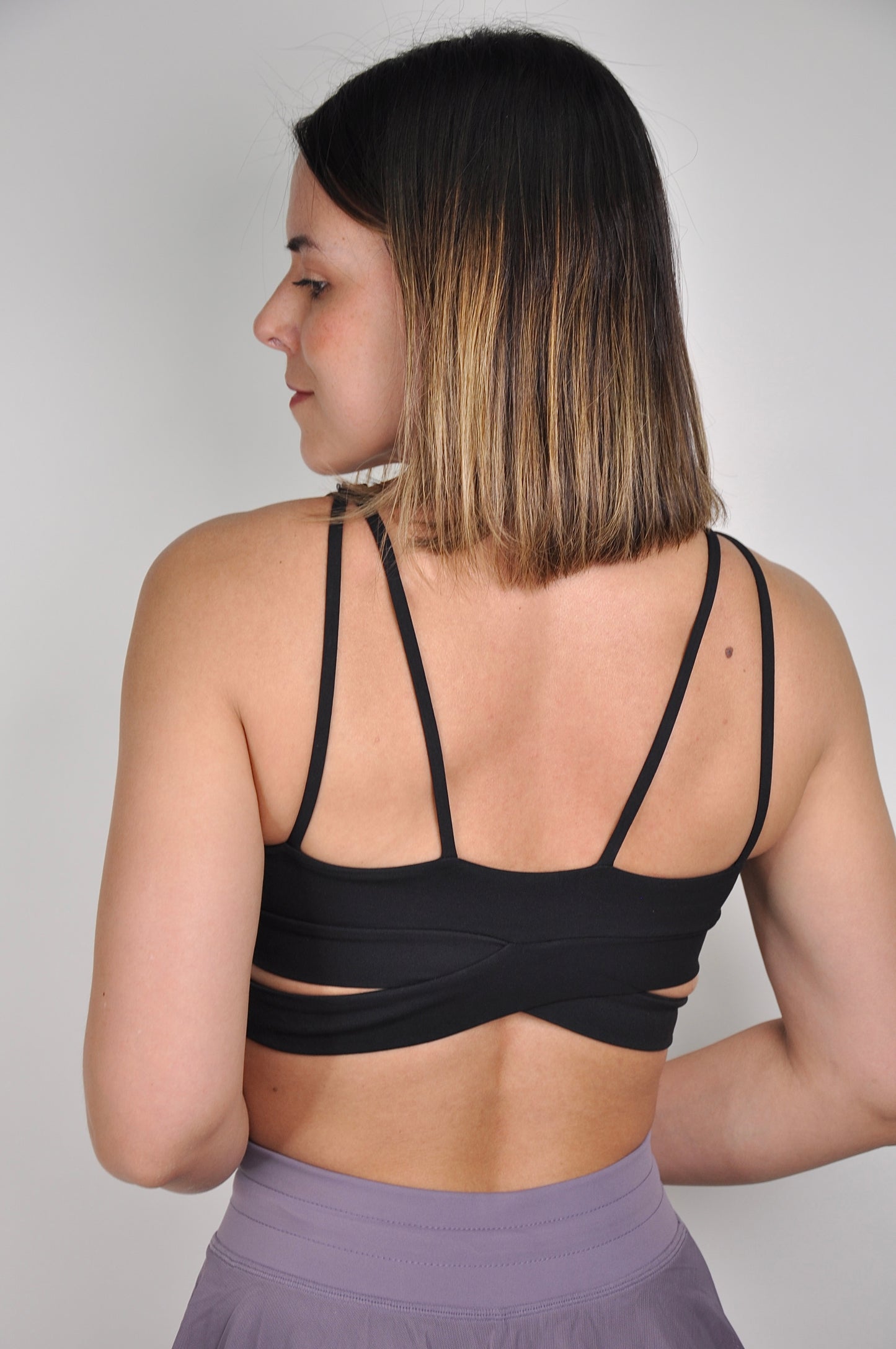Sport bra ruched