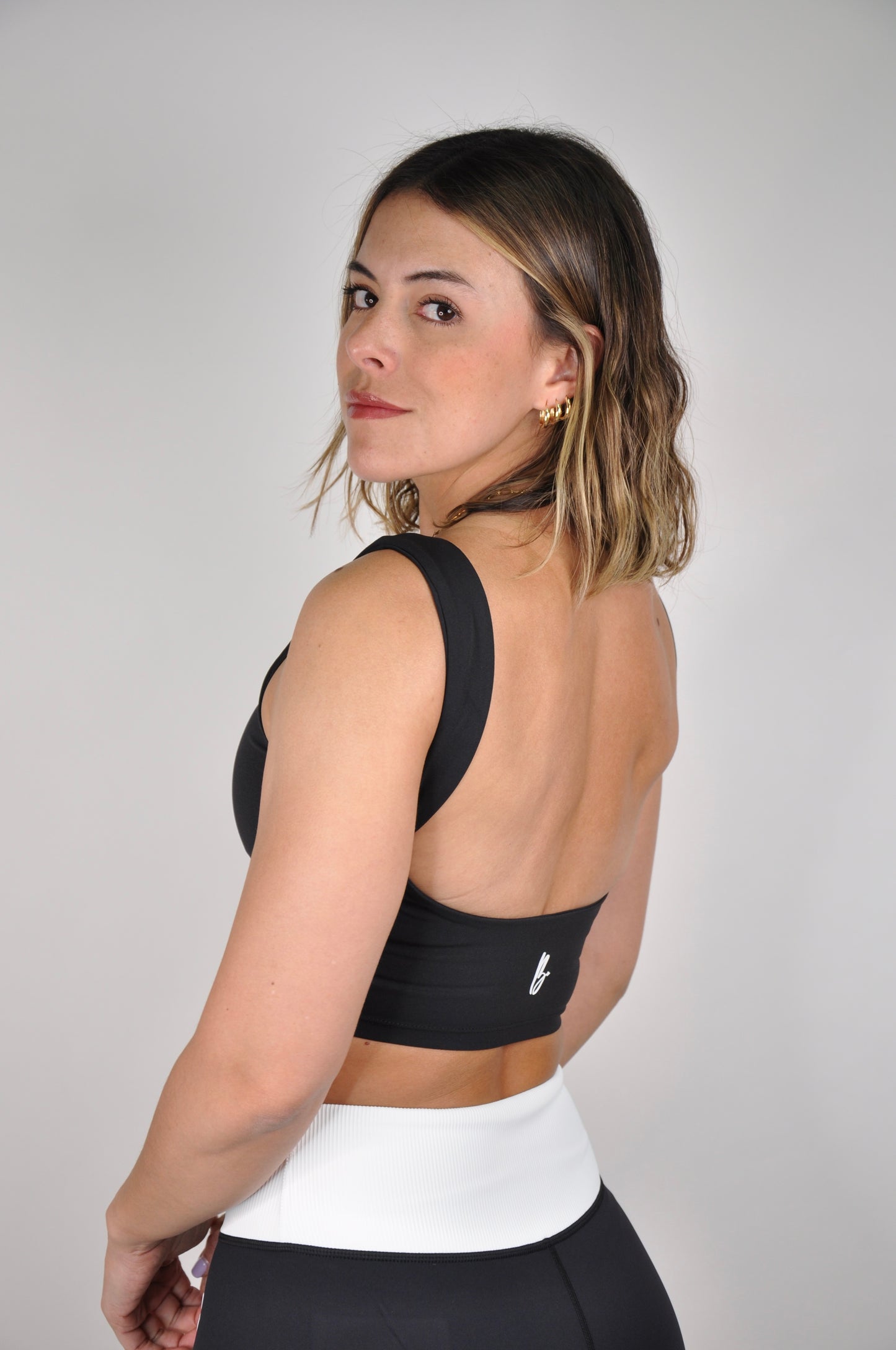 Sport bra halter backless