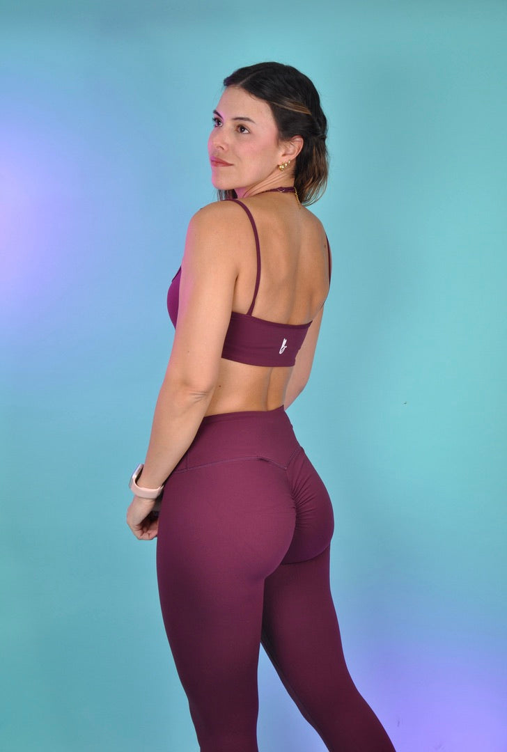 Conjunto de top, leggings y chaqueta (3 piezas)
