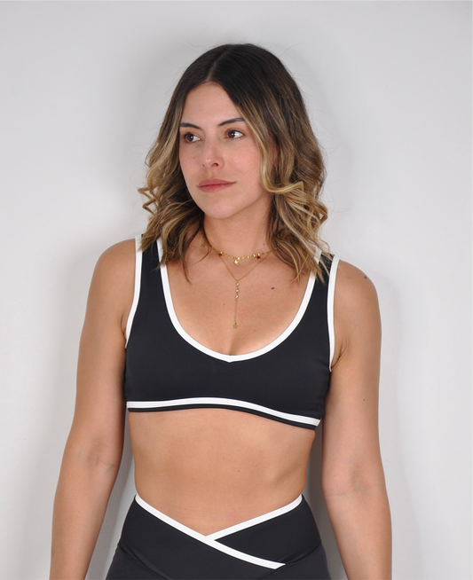 Sport bra de borde