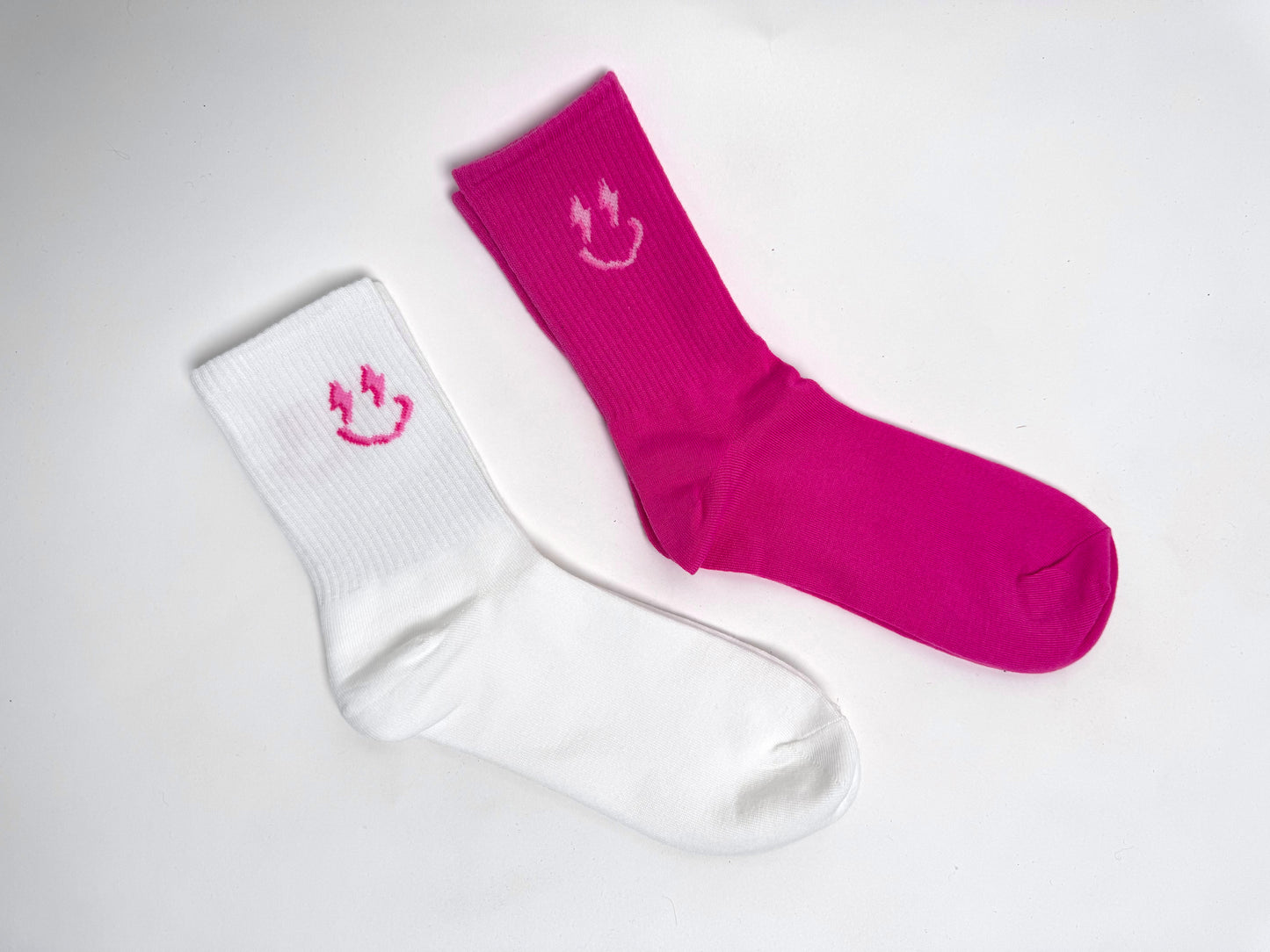 Crew socks (happy face)