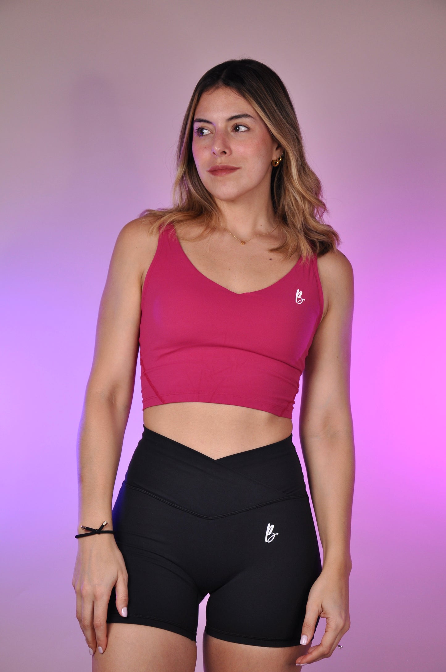 Sport bra curved