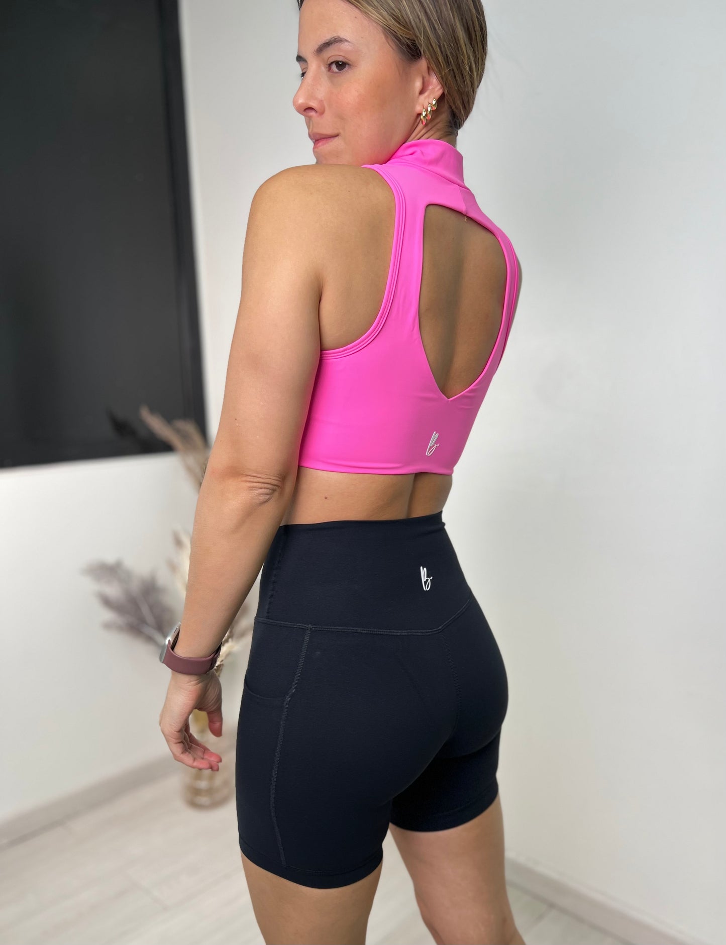 Sport bra halter backless