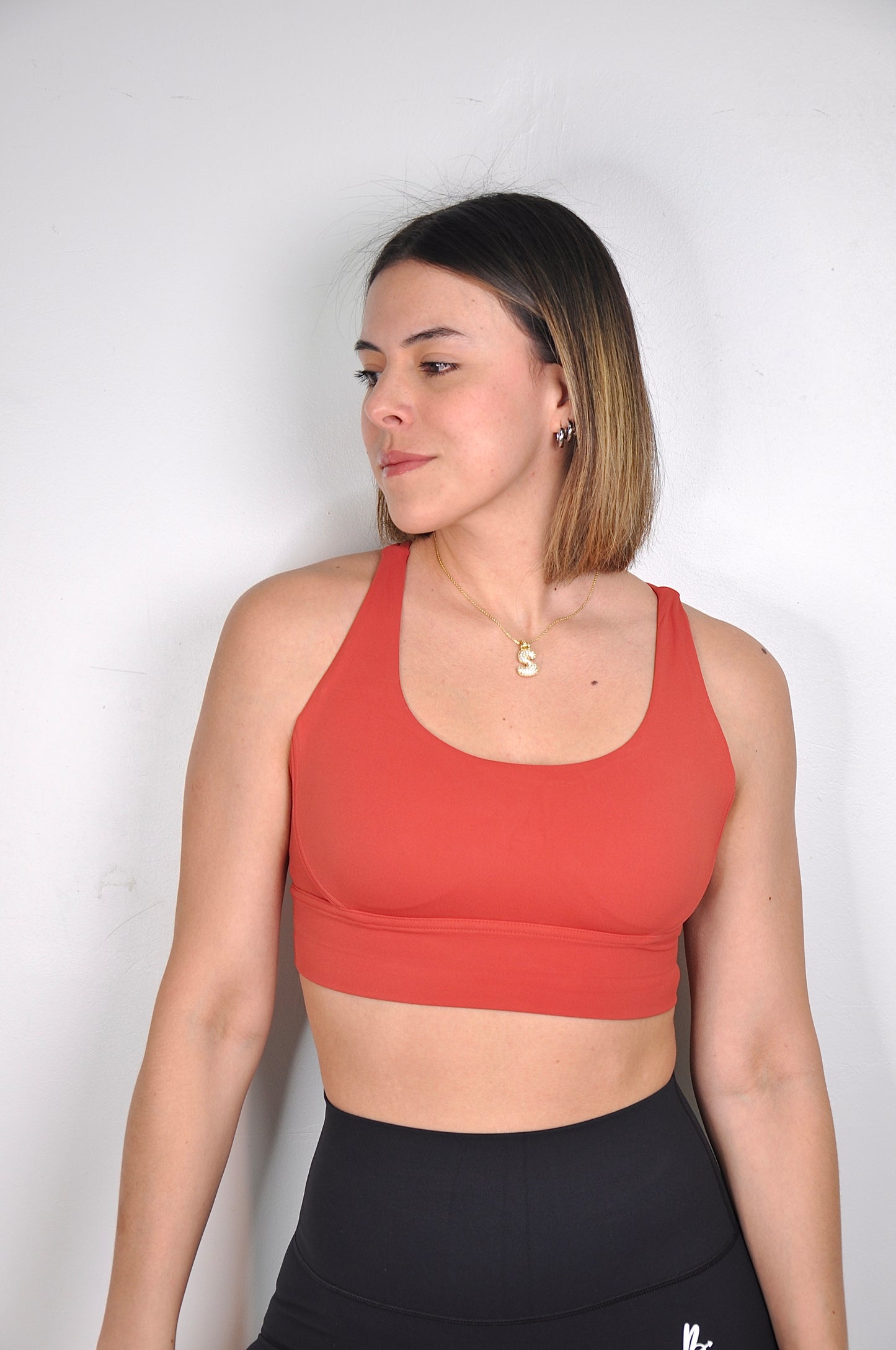 Sport bra espalda cruzada
