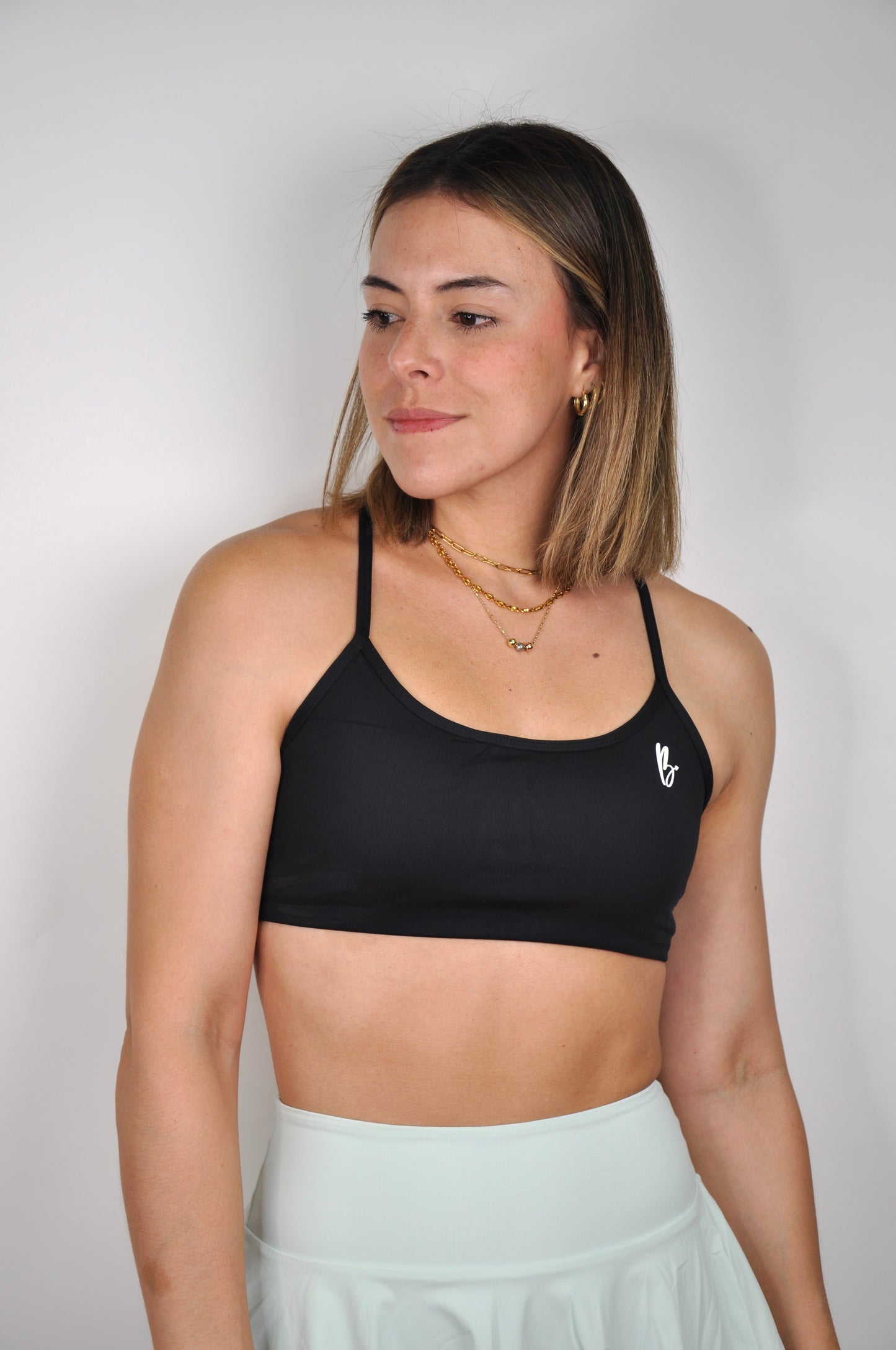 Sport bra criss cross backless