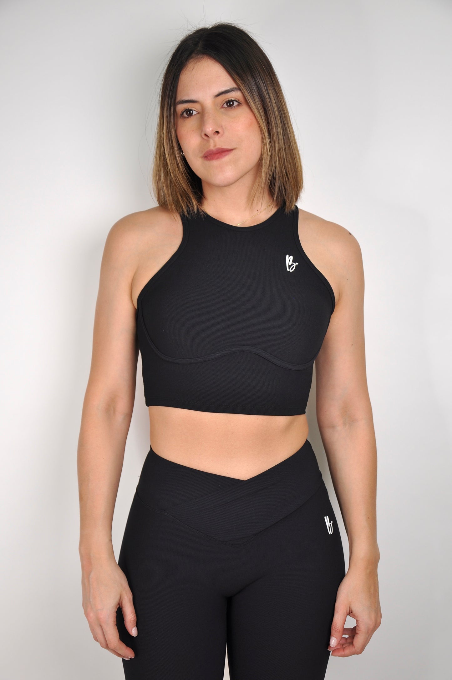 Sport bra halter backless tex