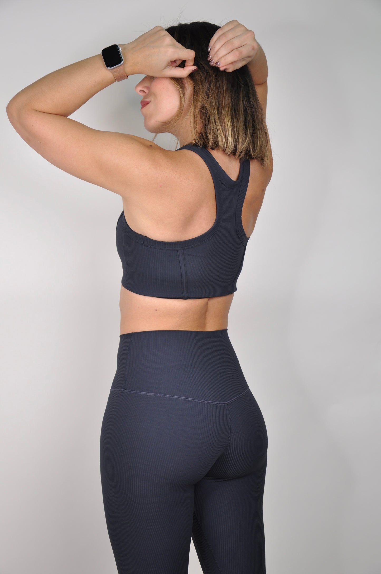 Conjunto top halter y leggings