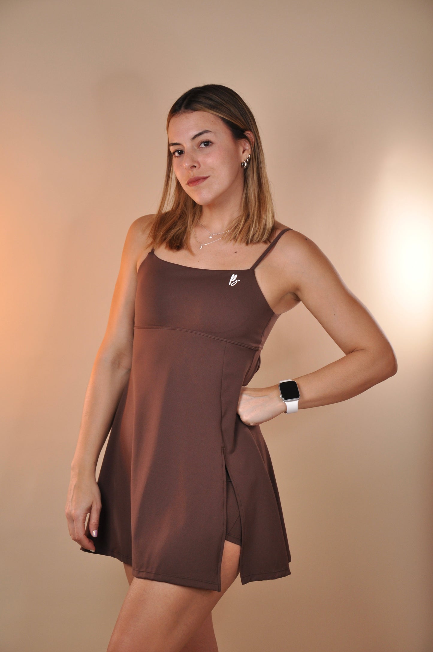 Vestido recto backless