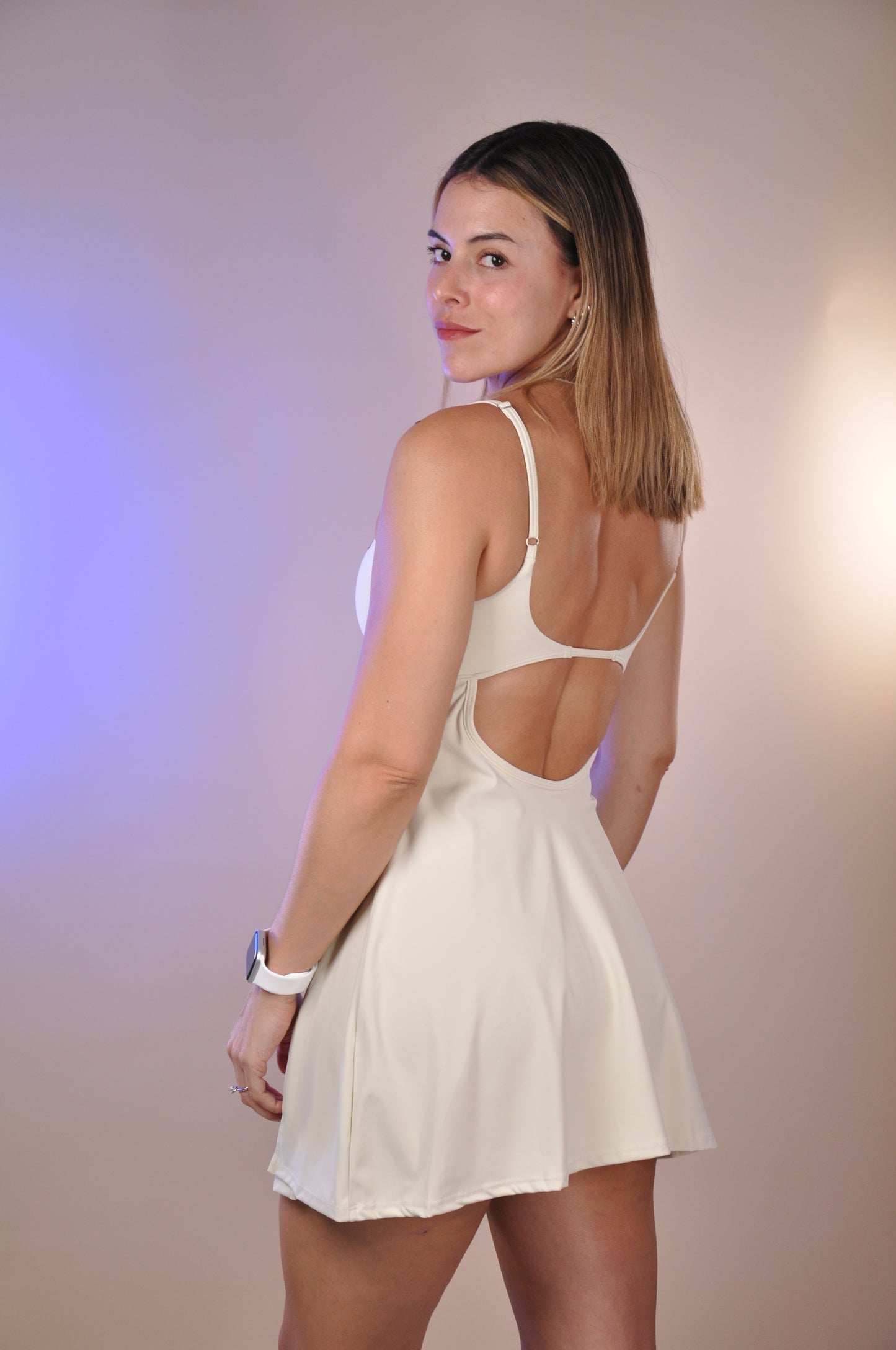 Vestido recto backless