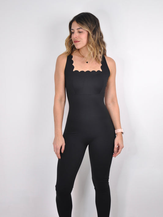 Enterizo scalloped de leggings