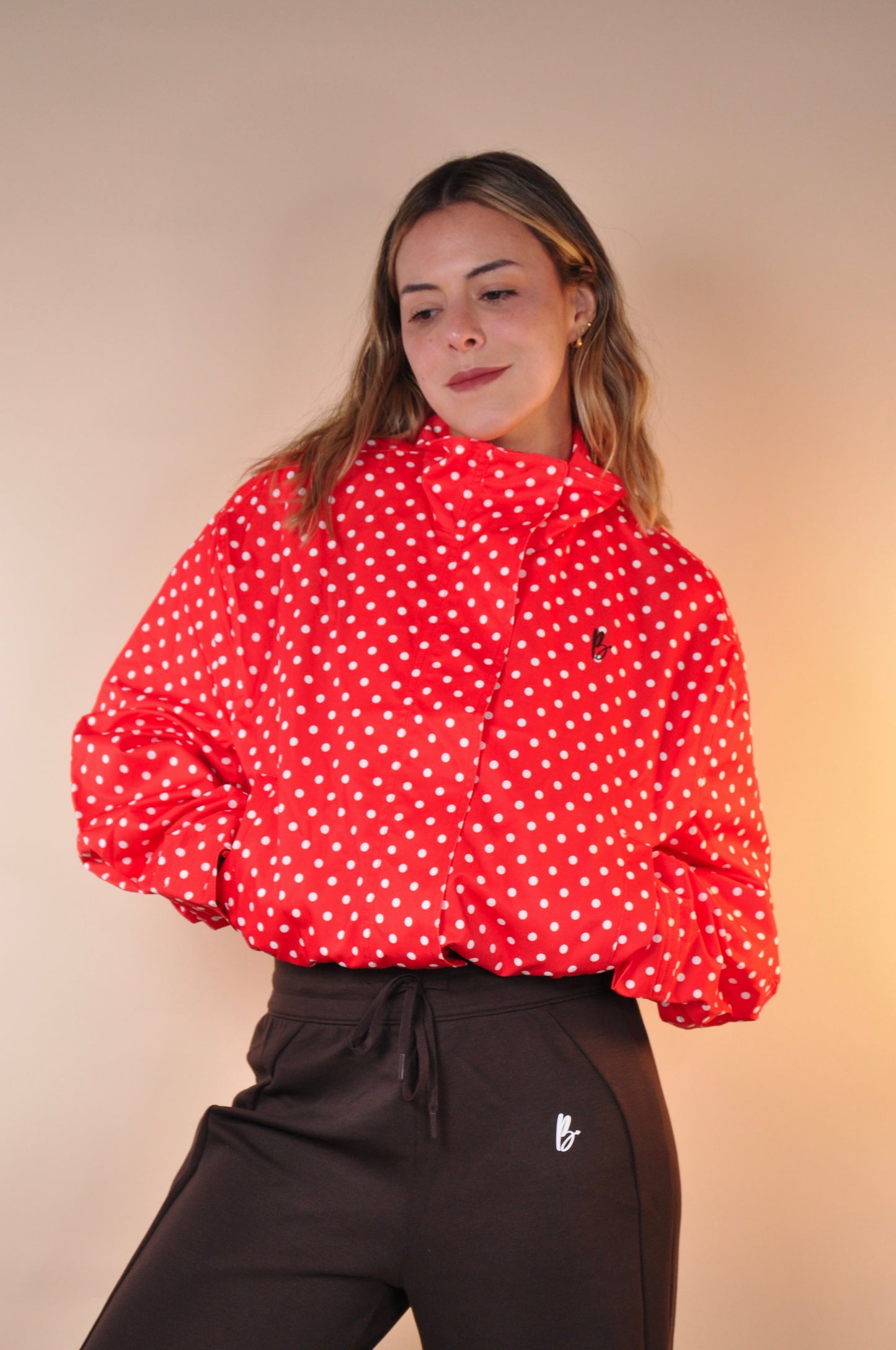 Polka dots oversize jacket