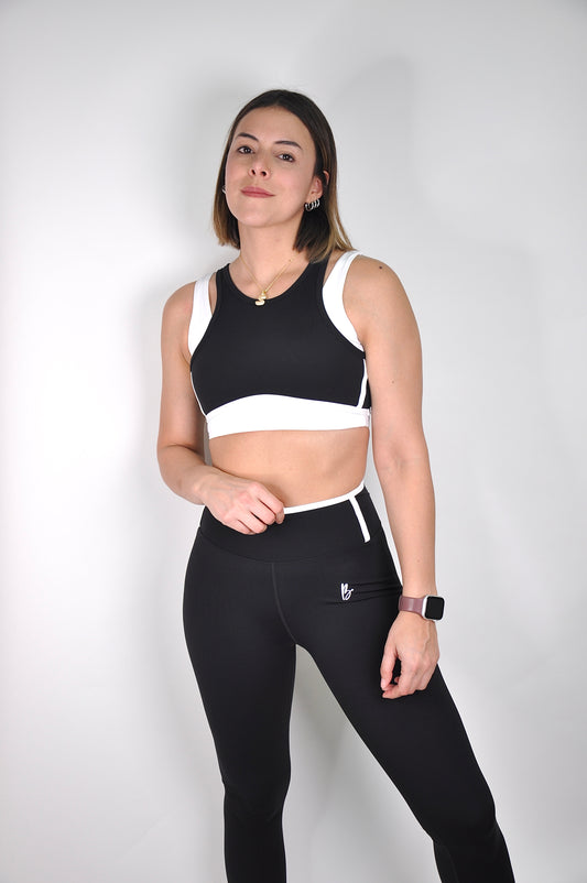 Conjunto doble top y leggings