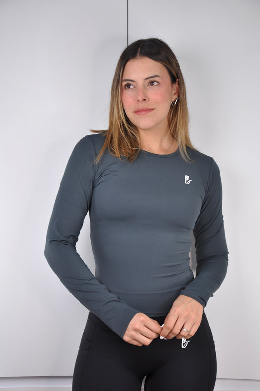 Sweatshirt manga larga