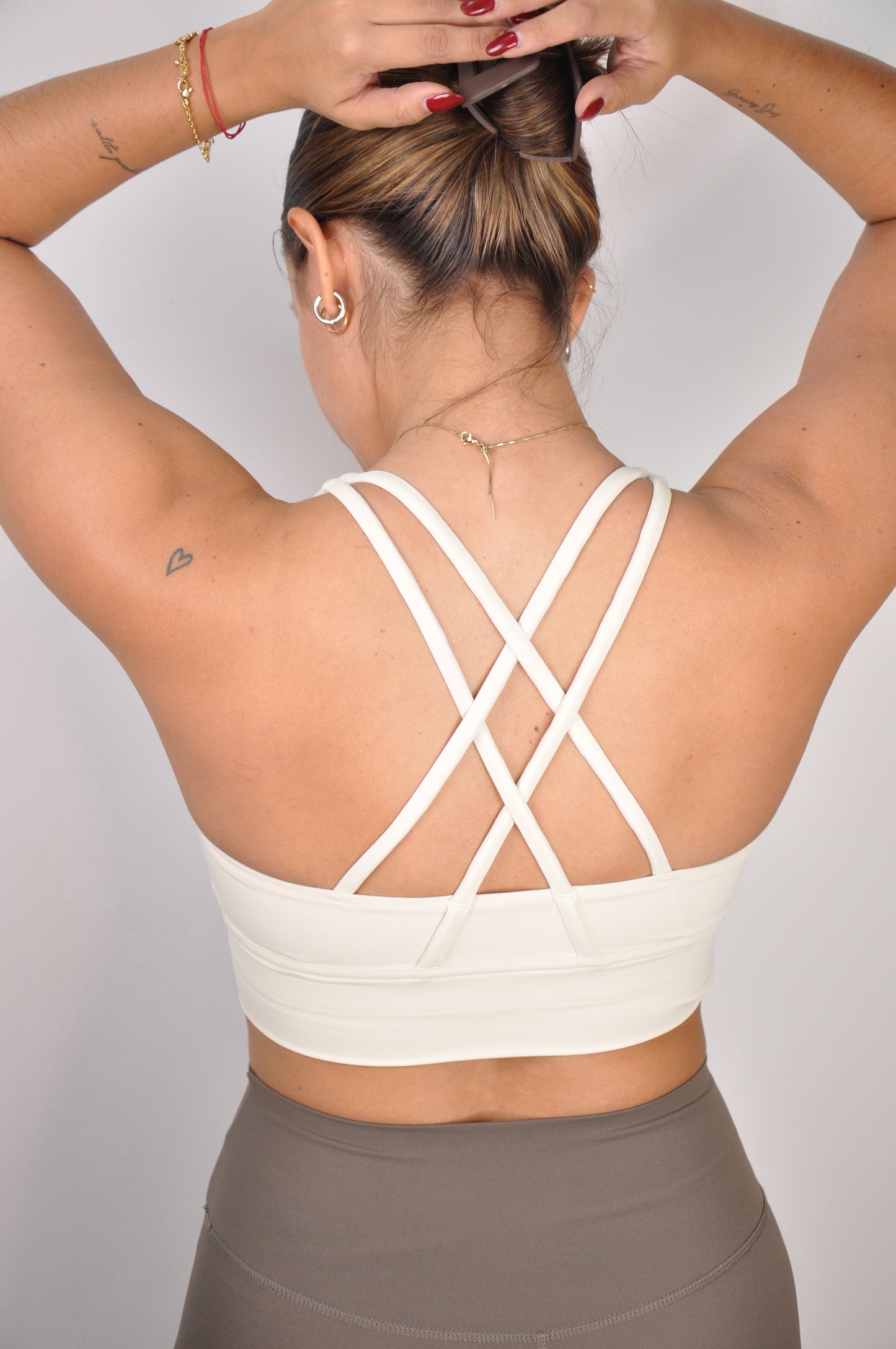 Sport bra espalda cruzada