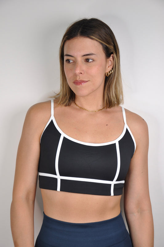 Sport bra de borde