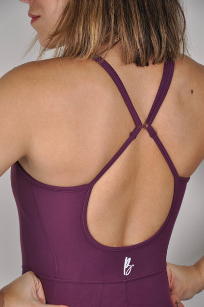 Enterizo cruzado de leggings