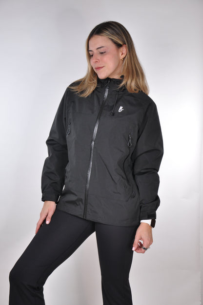 Chaqueta unicolor waterproof