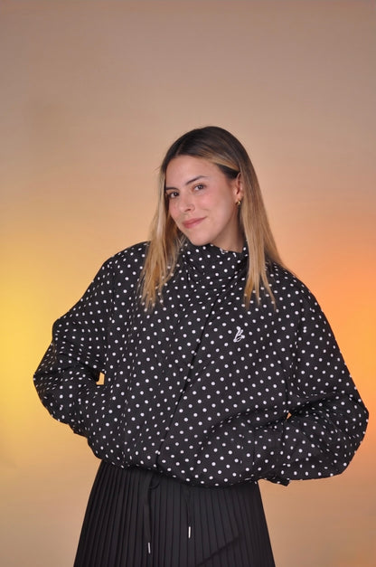 Polka dots oversize jacket