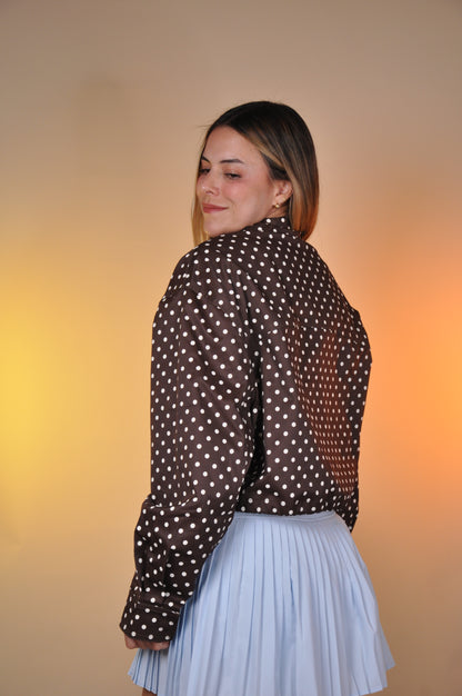 Polka dots oversize jacket