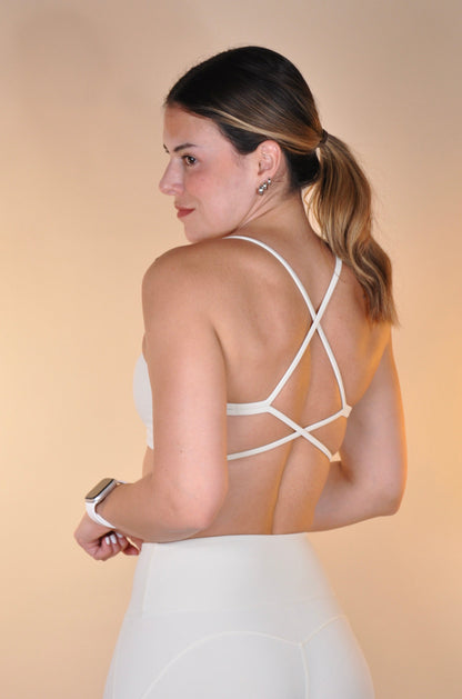 Sport bra cruzado backless