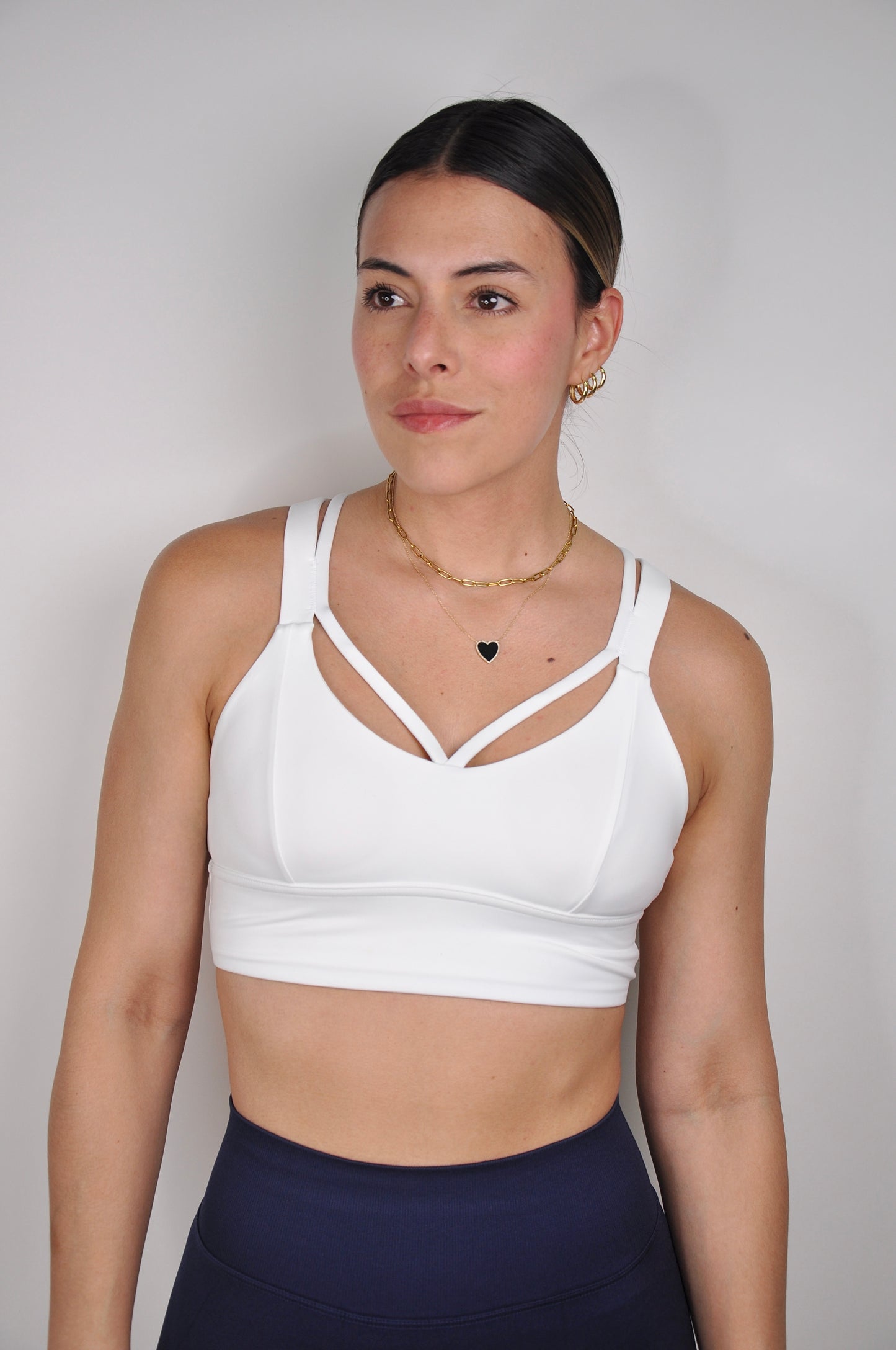 Sport bra tiras cruzadas