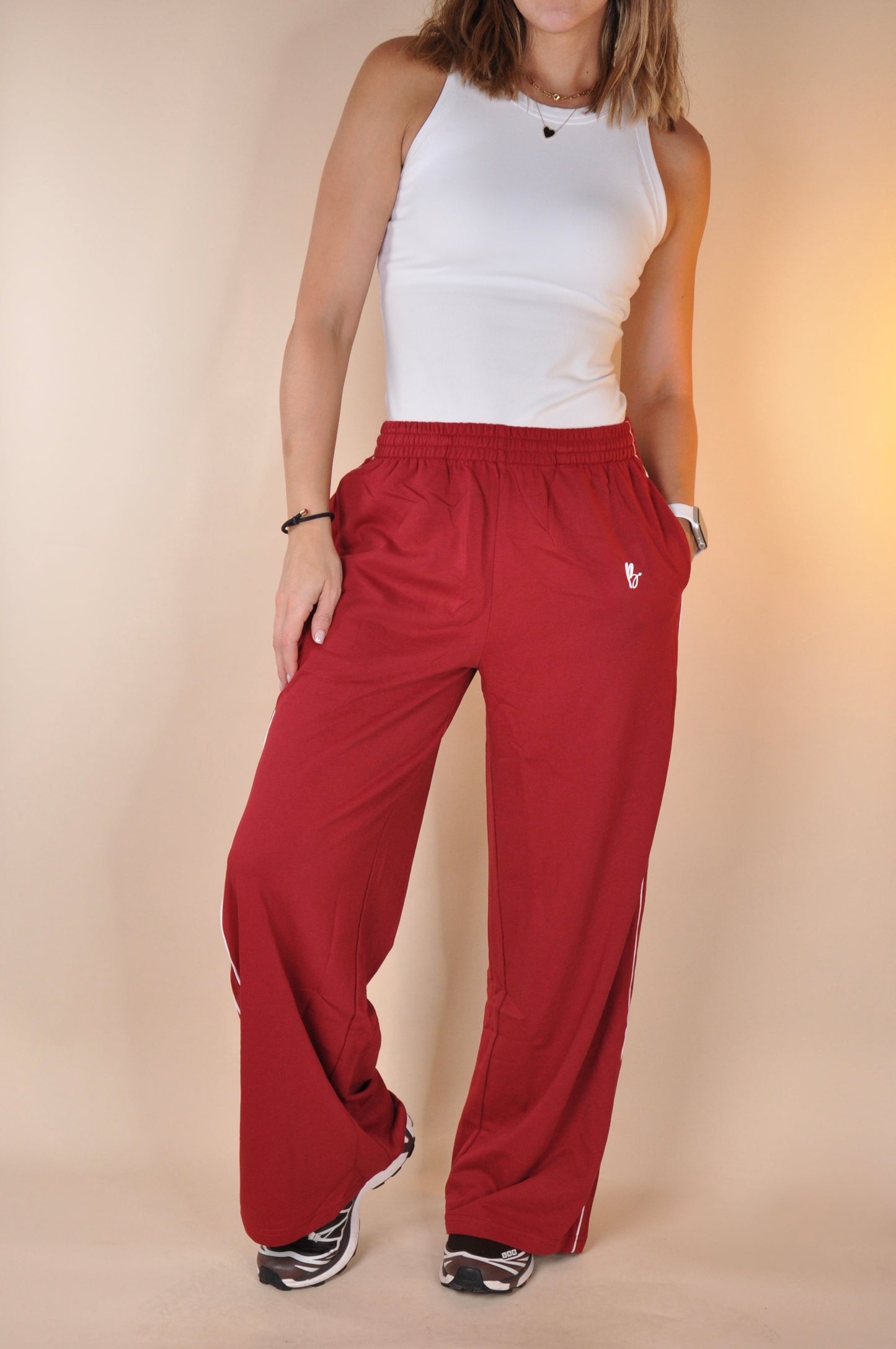 Wide leg sweatpants