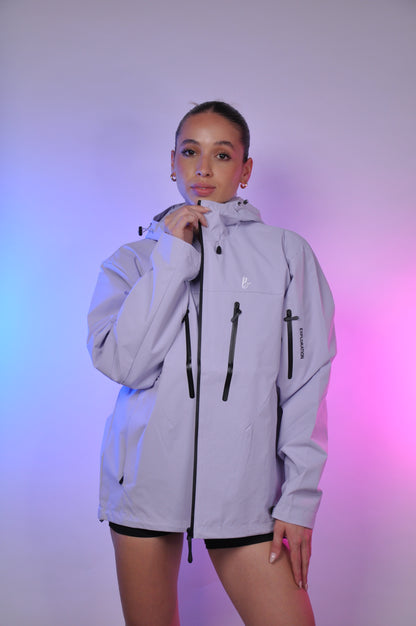 Chaqueta unicolor oversized