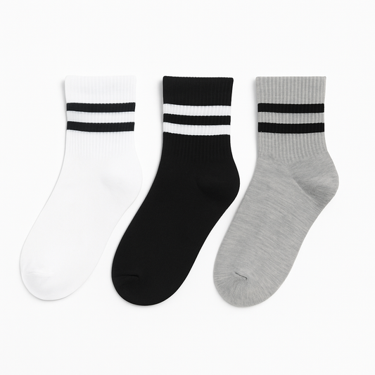Crew socks (stripes 3 pack)