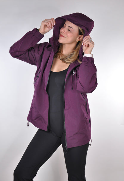 Chaqueta unicolor waterproof