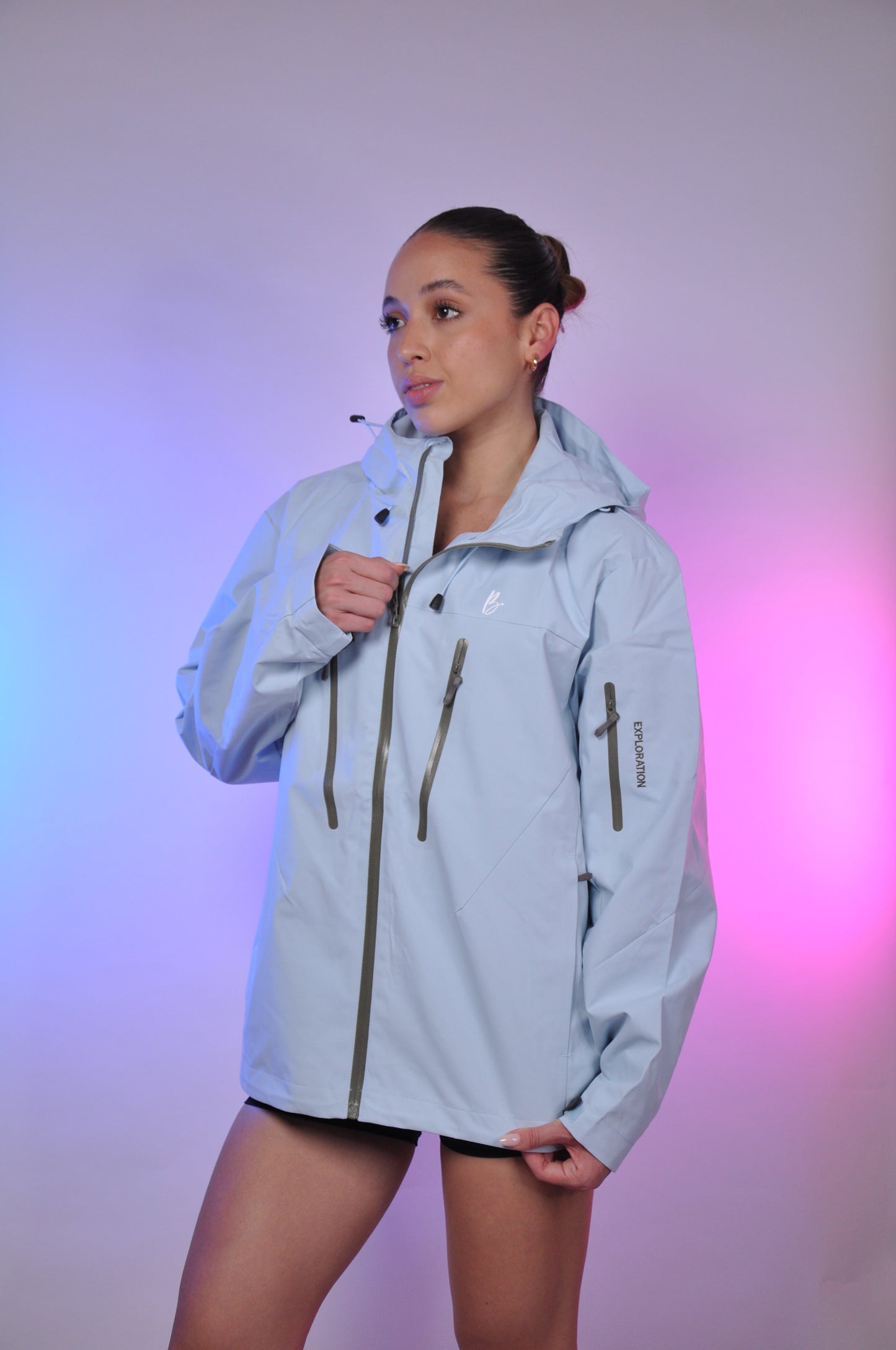 Chaqueta unicolor oversized