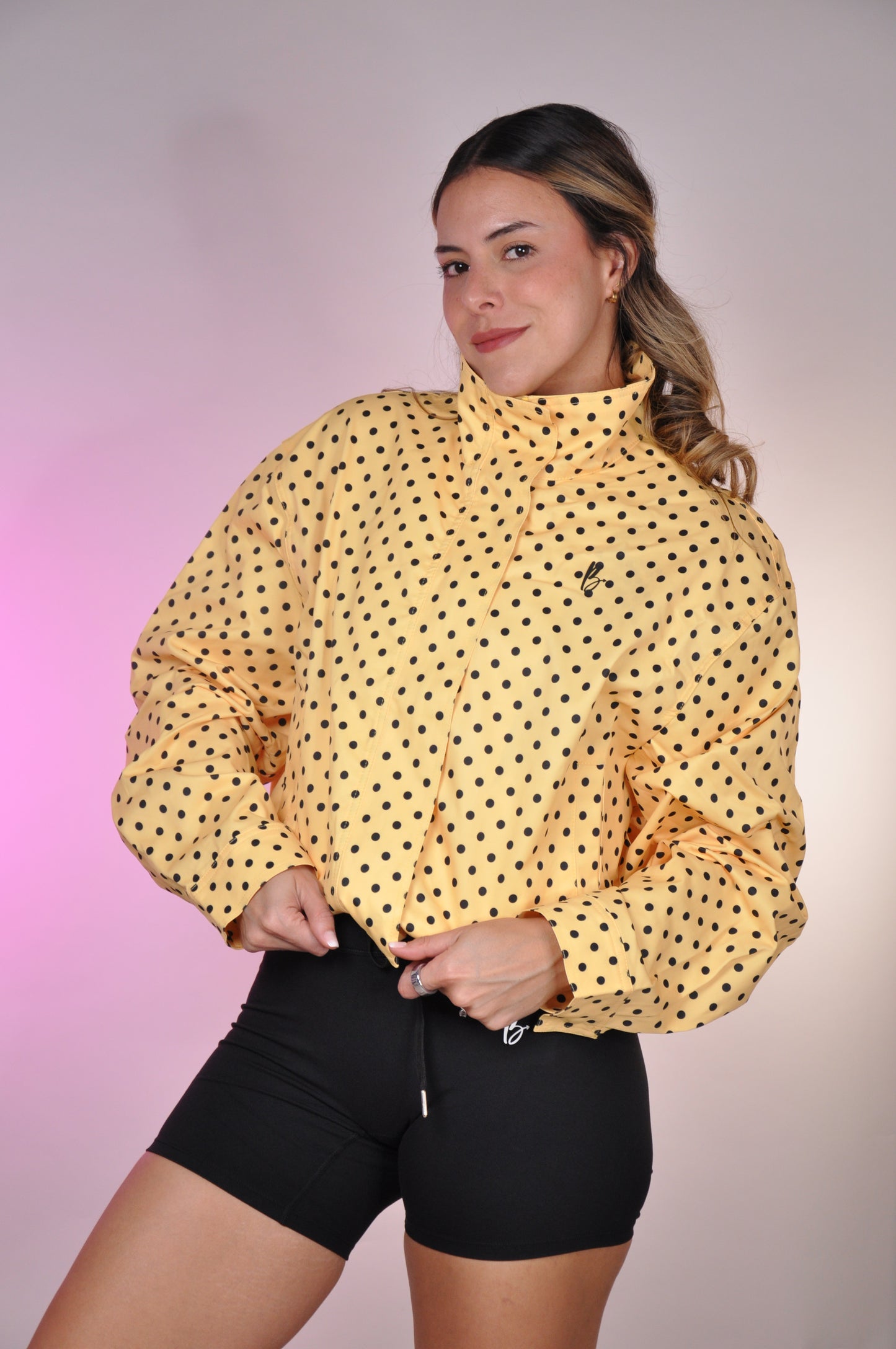 Polka dots oversize jacket