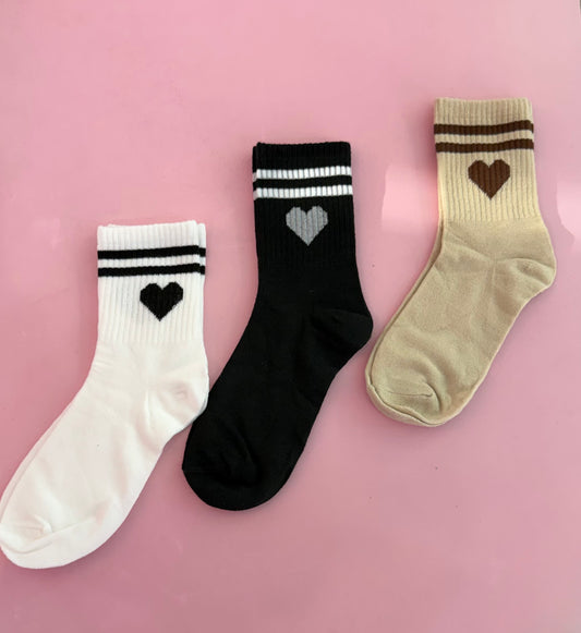 Crew socks (hearts)