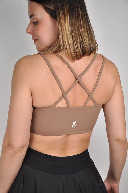 Sport bra criss cross