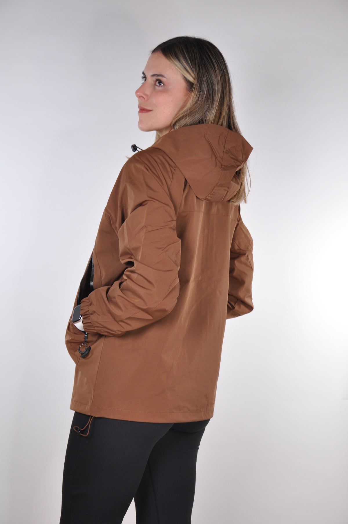 Chaqueta unicolor waterproof