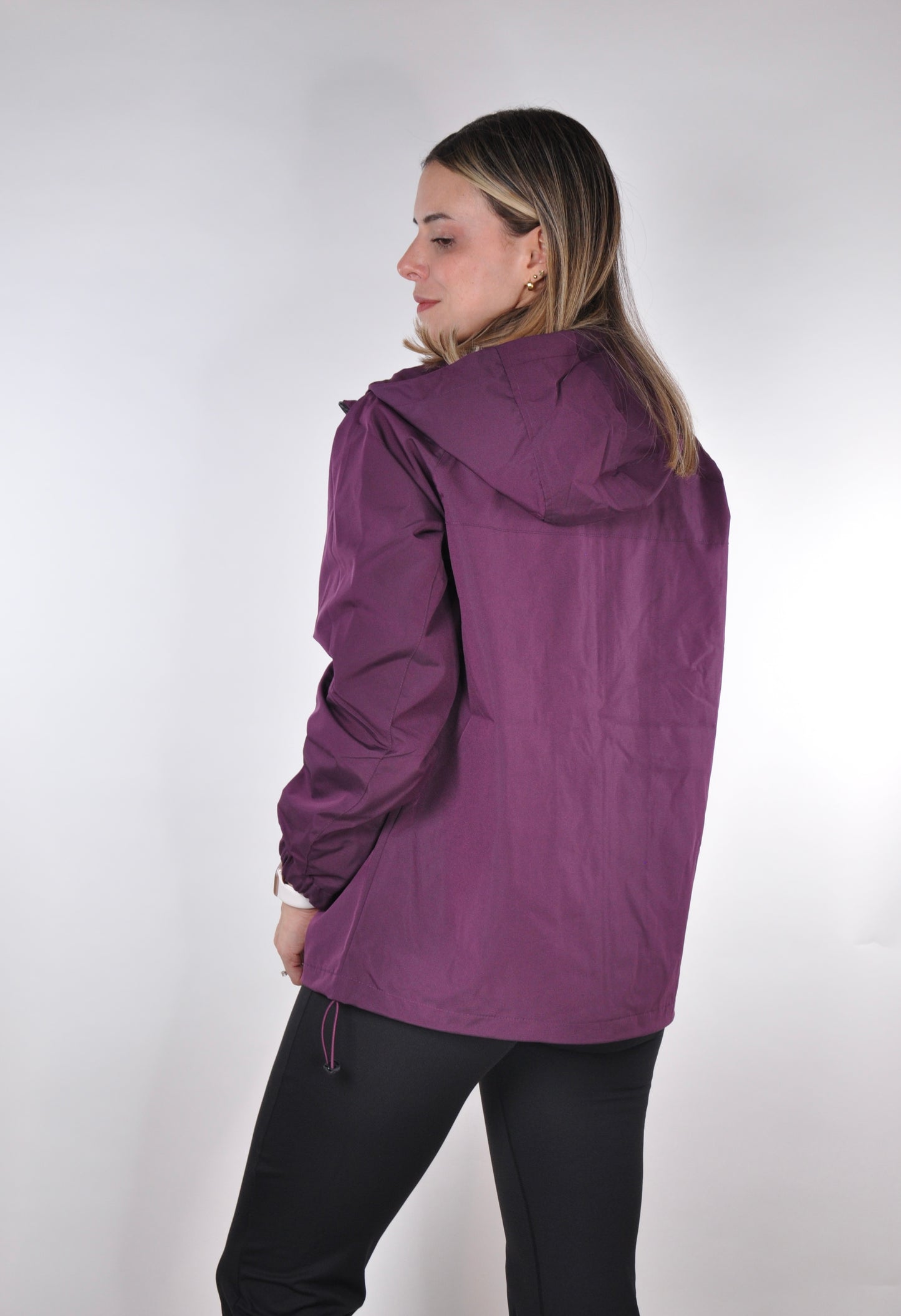 Chaqueta unicolor waterproof