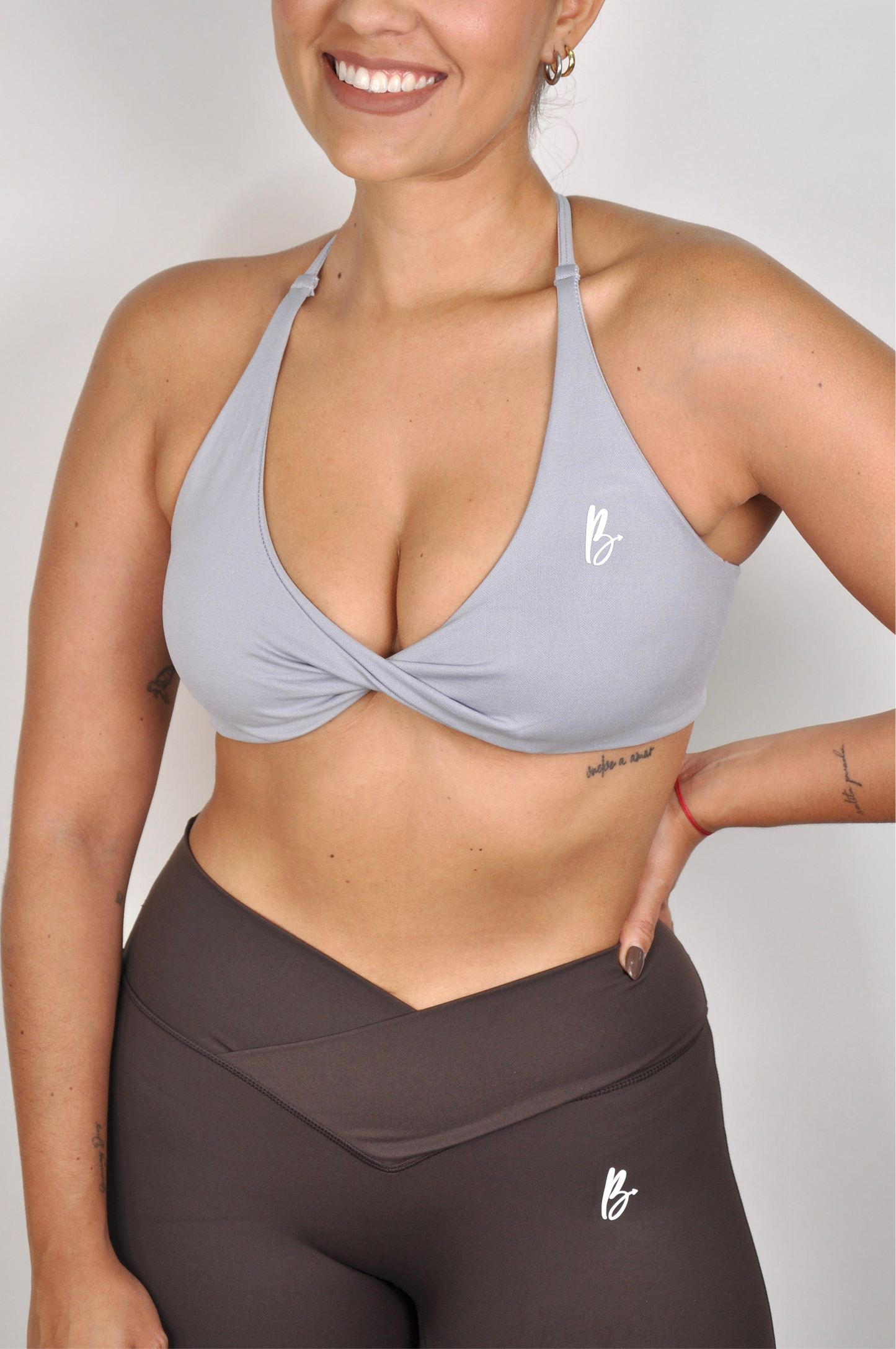 Sport bra backless twisted