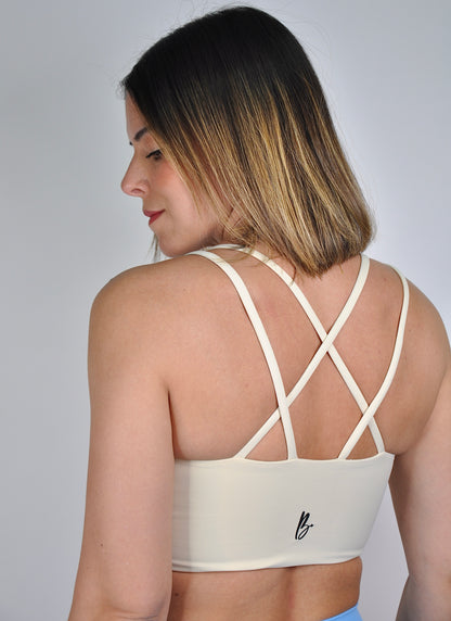 Sport bra criss cross