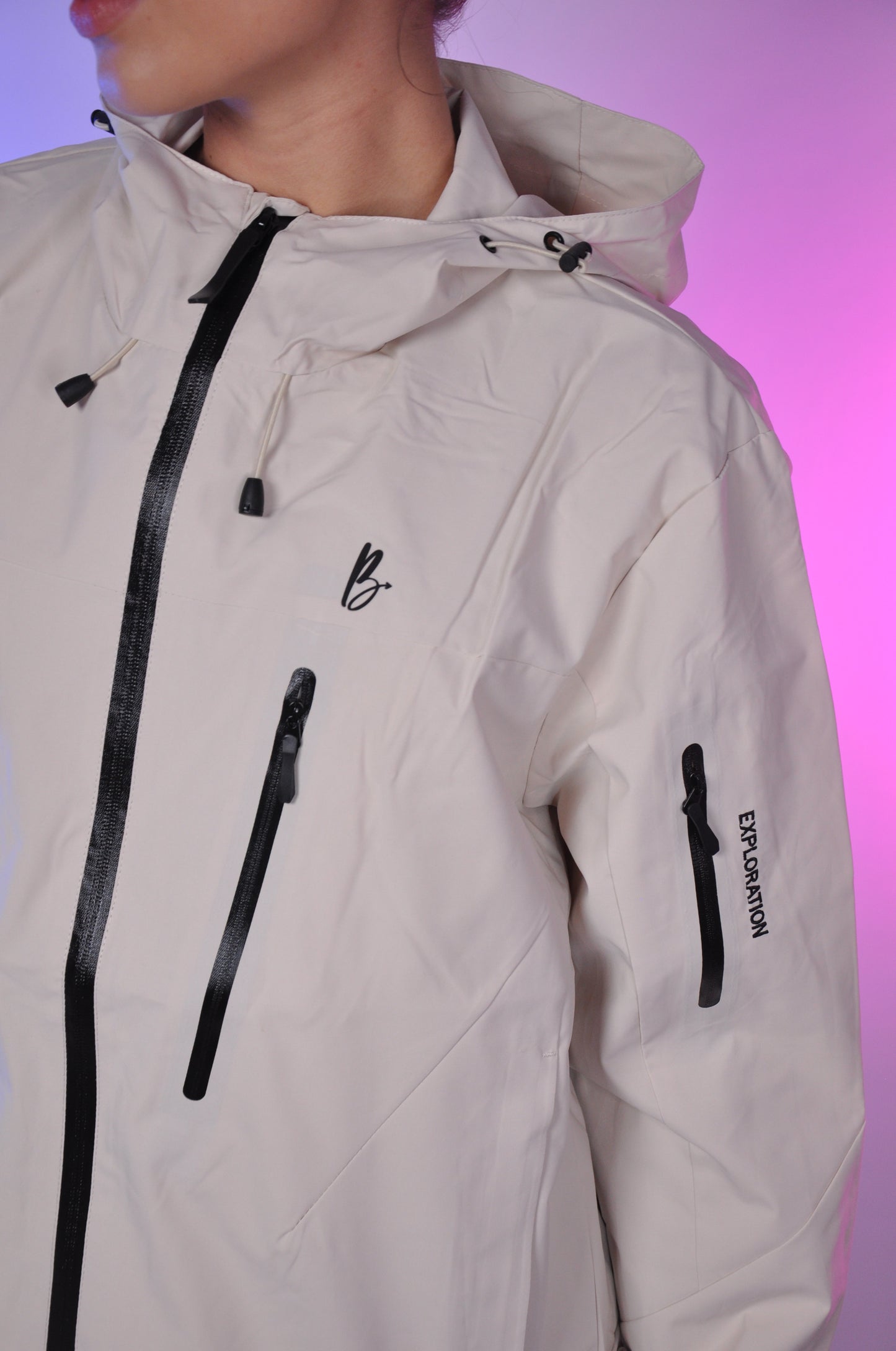 Chaqueta unicolor oversized