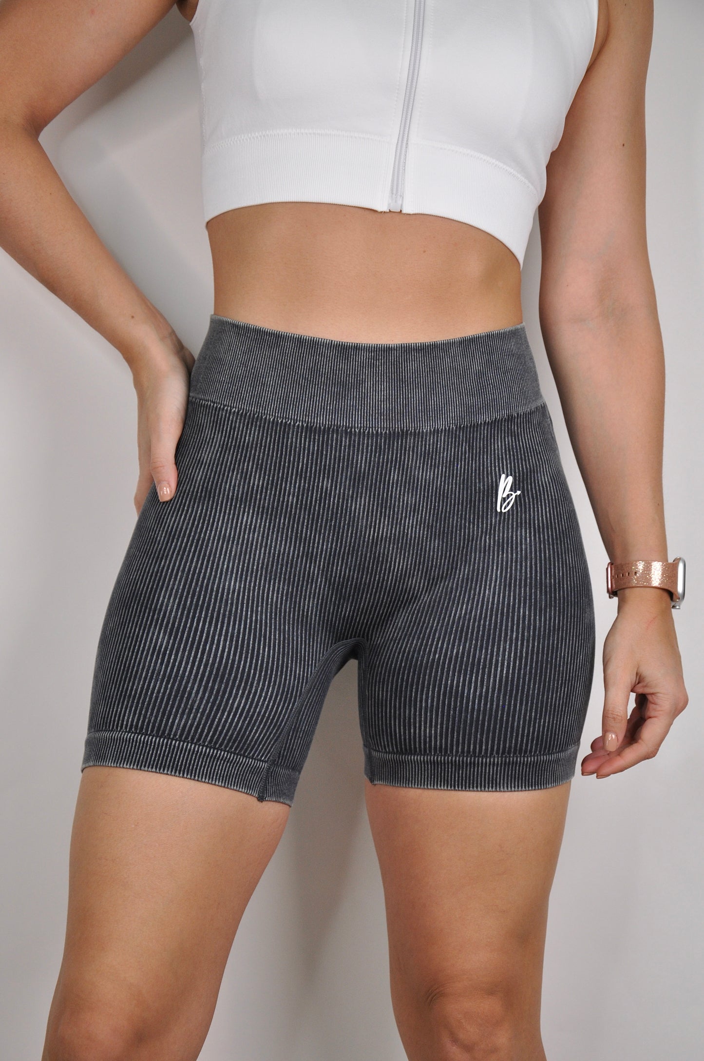 Shorts texturizados