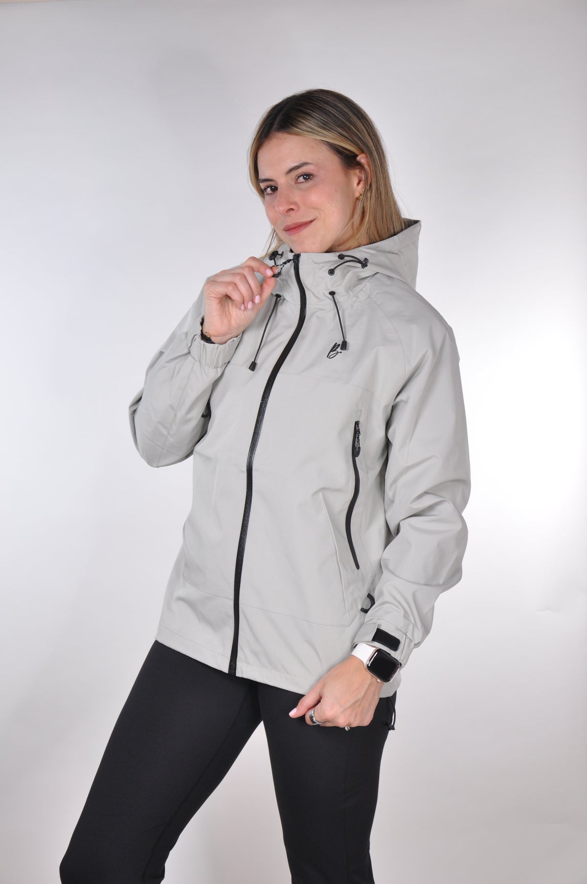 Chaqueta unicolor waterproof