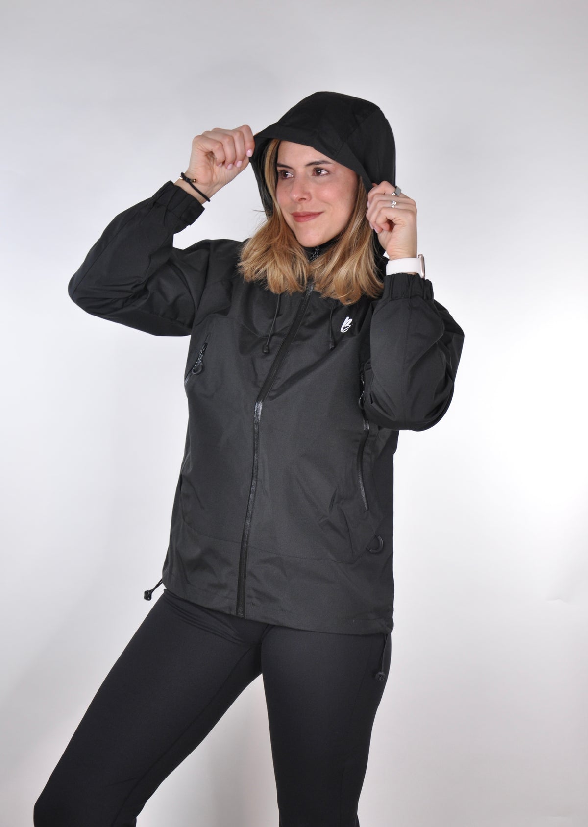Chaqueta unicolor waterproof