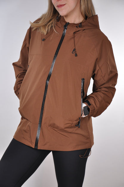Chaqueta unicolor waterproof