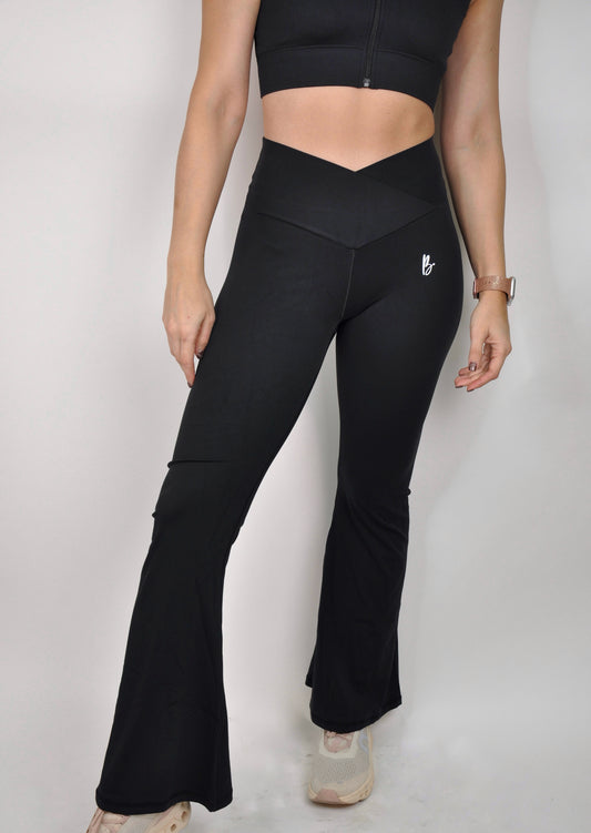 Flared pants V cut