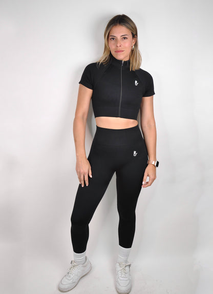 Conjunto manga corta y leggings
