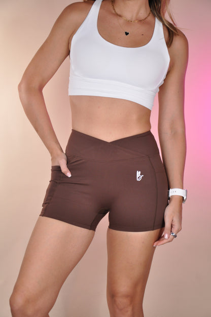 Shorts V cut y ruched invisible