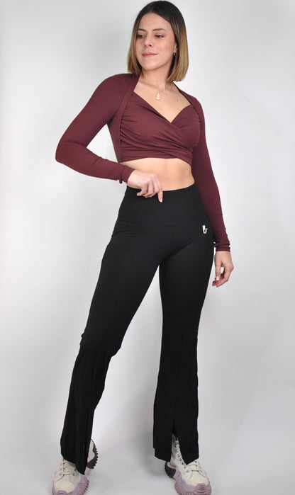 Flared pants abiertos