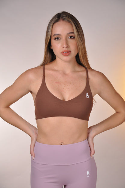 Sport bra cruzado backless