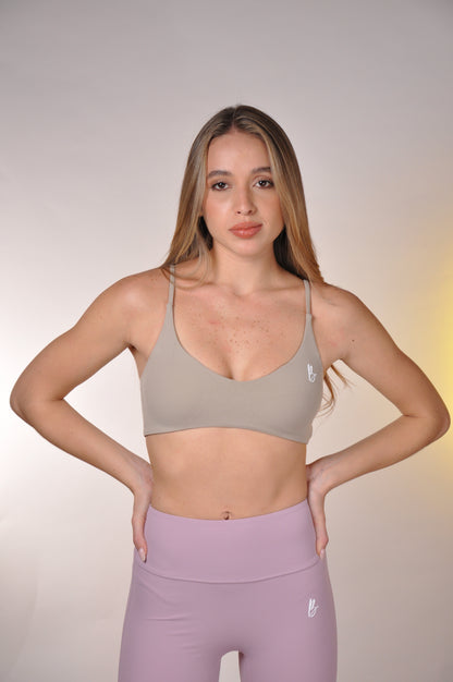 Sport bra cruzado backless