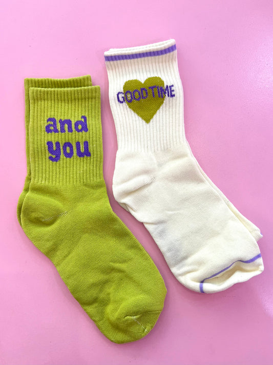 Crew socks (GOOD TIME)